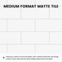 60"x36"/48"x96" Medium Tile Pattern SMC Shower Wall Panel System in 4 Finishes