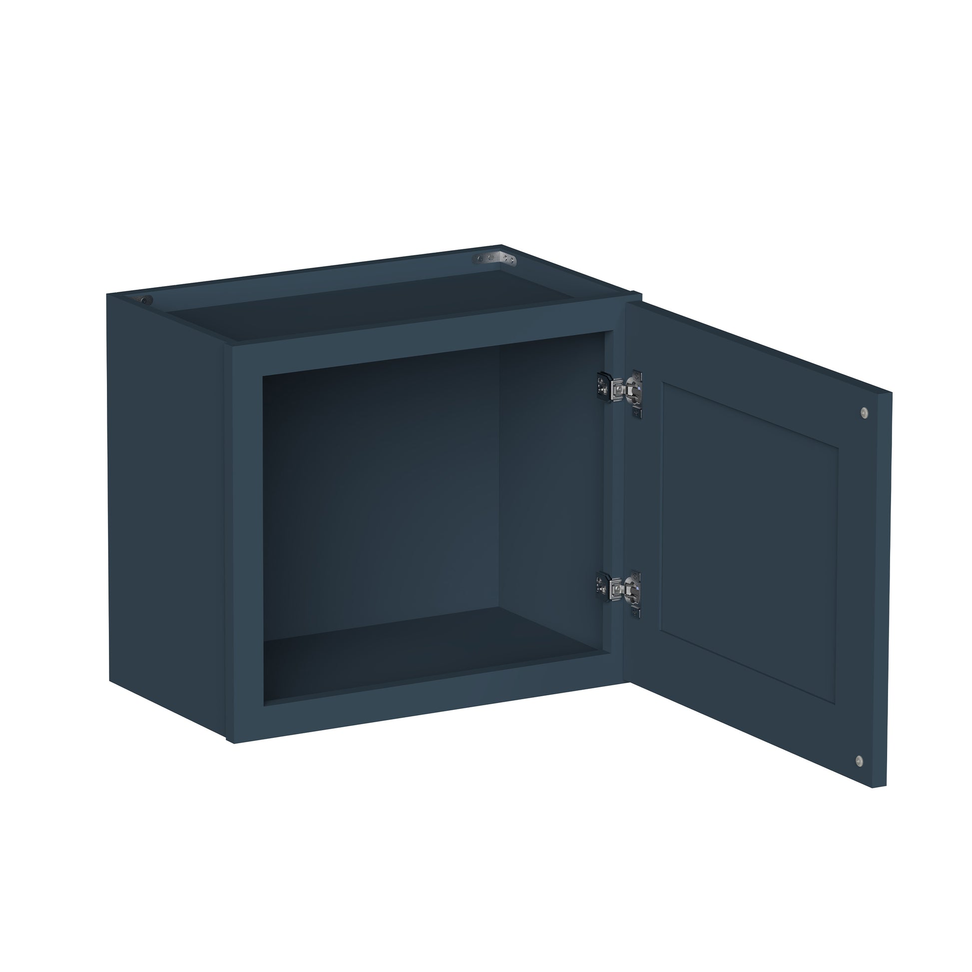Cyber Grey RTA 12"-21"W x 12"D x 18"H 4-Size Single Door Short Wall Cabinet