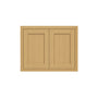Inset Hazelnut Oak RTA 24-36"W x 12-24"H x 13.5"D 10-Size Double Doors Wall Cabinet