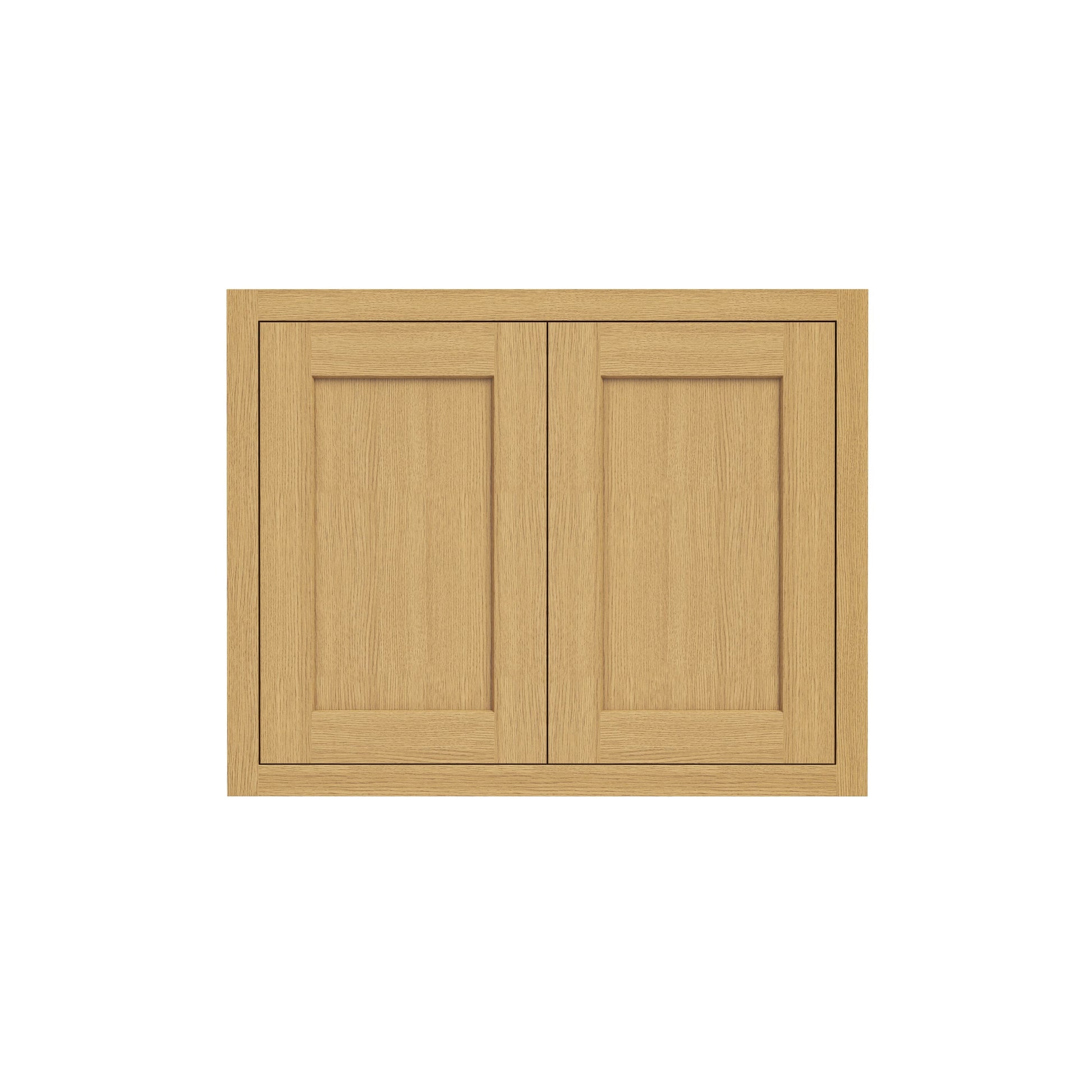 Inset Hazelnut Oak RTA 24-36"W x 12-24"H x 13.5"D 10-Size Double Doors Wall Cabinet