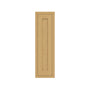 Inset Hazelnut Oak RTA 9-21"W x 30-42"H x 13.5"D 15-Size Single Door Wall Cabinet