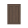 Inset Truffle Brown RTA 24-36"W x 30-42"H x 13.5"D 15-Size Double Doors Wall Cabinet