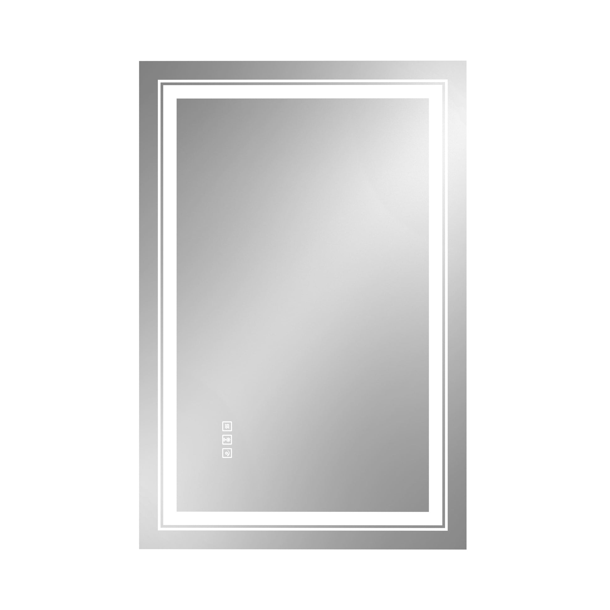 RGB Smart Control Backlit Bathroom Mirror with Dimmable Touch, Anti Fog