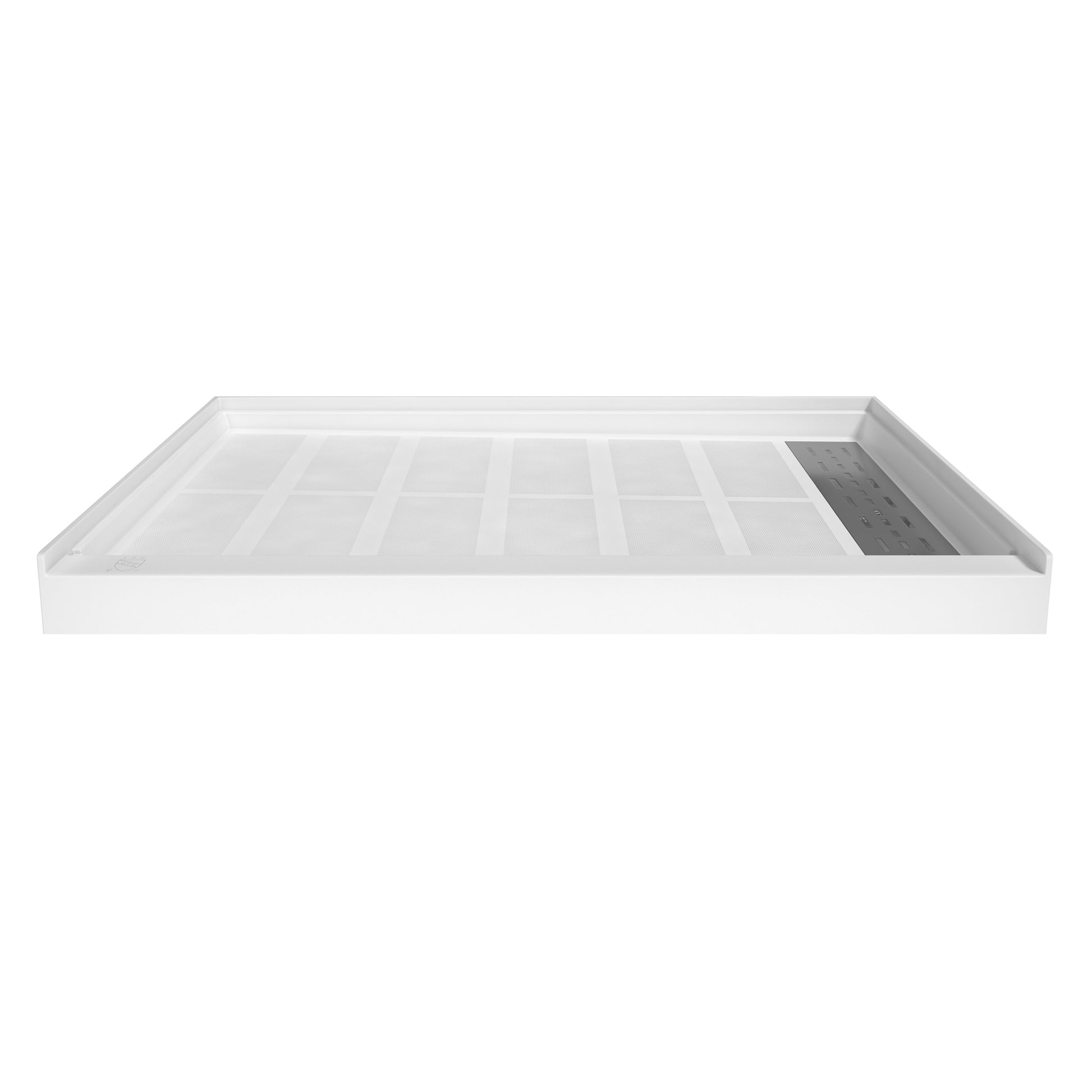 48x36” SMC Solid White Shower Base with Non-Slip Surface, CUPC Certified