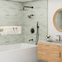 10-inch 4-Function Wall-Mounted Dual Shower System with Tub Filler