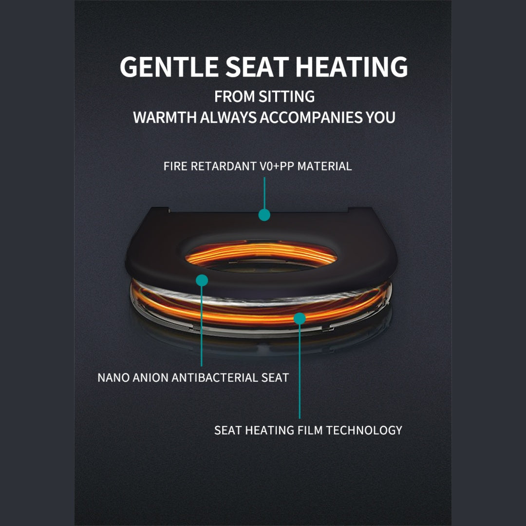 Luxury Smart Toilet with Auto Open Lid, Heated Seat & Bidet Wash, Z & G Series