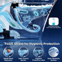 Mordern One-piece Elongated Smart Bidet Toilet with Digital Display, Auto Lid, Heated Seat & Dual Flush