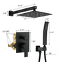 10-inch/12inch Rainfall Shower System With Hand Shower & Pressure-Balanced Valve