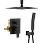 10-inch/12inch Rainfall Shower System With Hand Shower & Pressure-Balanced Valve