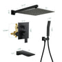 10-inch/12inch Rain Shower System With Handeld & Tub Spout