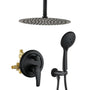 12" 5-Spray Dual Shower Head System with Brass Valve Included