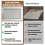 48"/60" x 30"/32"/36" White SMC Rectangular Shower Base with Non-Slip Texture, Left/Right Drain