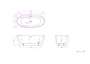 59 in./67 in. Glossy White Acrylic Freestanding Soaking Bathtub with Faucet Deck, Overflow and Adjustable Feet