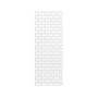 60"x32"x96" Matte/Glossy Surface SMC Shower Wall Panel Kit with Small Subway Tile Pattern