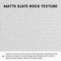 60"x36"/48"x96" Waterproof SMC Shower Wall Panel Kit with Slate Rock Texture