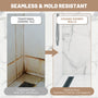60"x36"x75"/96" Carrara White Marble Pattern 4-Piece Solid Surface Shower Wall Panels