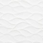 60"x36"x96" White SMC Shower Wall Panel Kit with Wave Texture, Waterproof Grout-Free Design