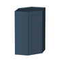 Cyber Grey RTA 24"W x 12"D x 18"/30"/36"/42"H Diagonal Corner Wall Cabinet with Shelves