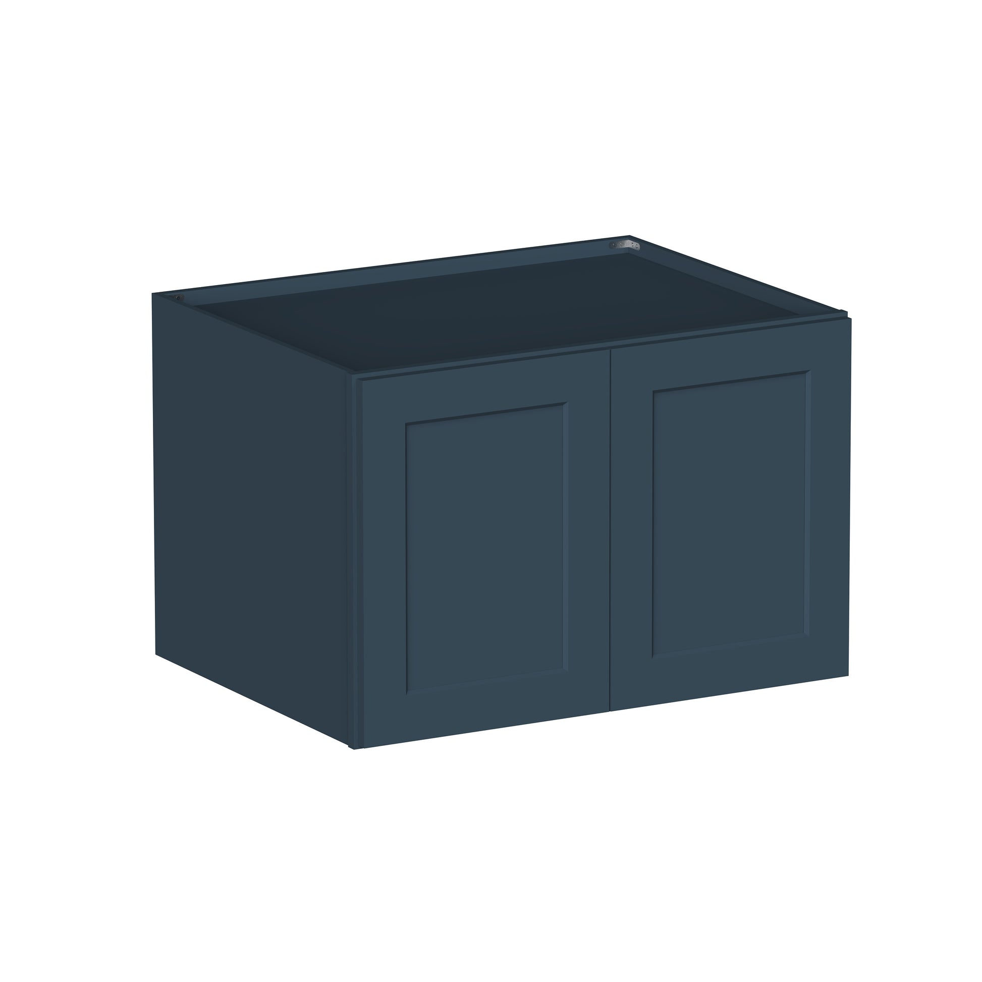 Cyber Grey RTA 36"W x 27"D x 12"-24"H 4-Size Double Door Deep Wall Cabinet
