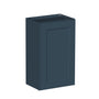 Cyber Grey RTA 9"-21"W x 12"D x 30"-42"H 15-Size Standard Wall Cabinet with Door and Shelves