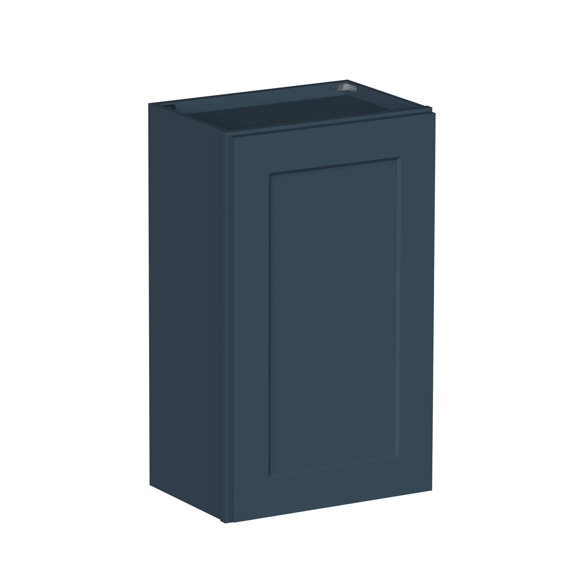 Cyber Grey RTA 9"-21"W x 12"D x 30"-42"H 15-Size Standard Wall Cabinet with Door and Shelves