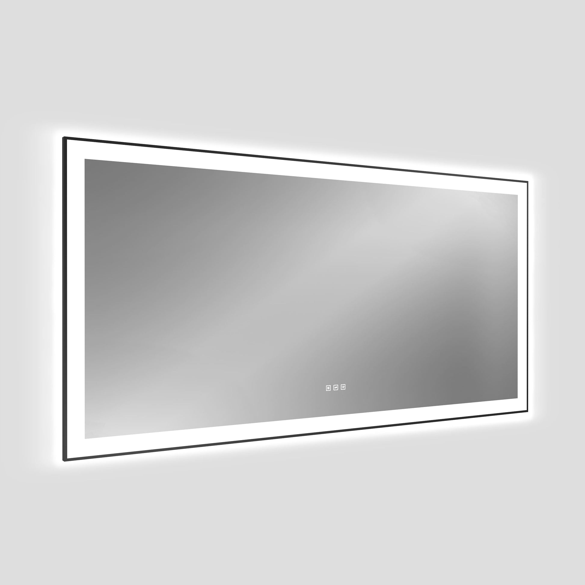 Dual Frame Layers LED Bathroom Mirror with Dual Light Strips