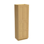 Inset Hazelnut Oak RTA 24-36"W x 84-96"H x 25"D 9-Size Pantry Cabinet with 4 Doors and 4 Shelves