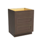 Inset Truffle Brown RTA 12-36"W x 34.5"H x 25"D 9-Size Base Cabinet with 3 Drawers