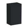 Slim Ebony Black Shaker RTA 9"-21"W x 30"/36"/42"H x 12"D 15-Size Single Door Standard Wall Cabinet