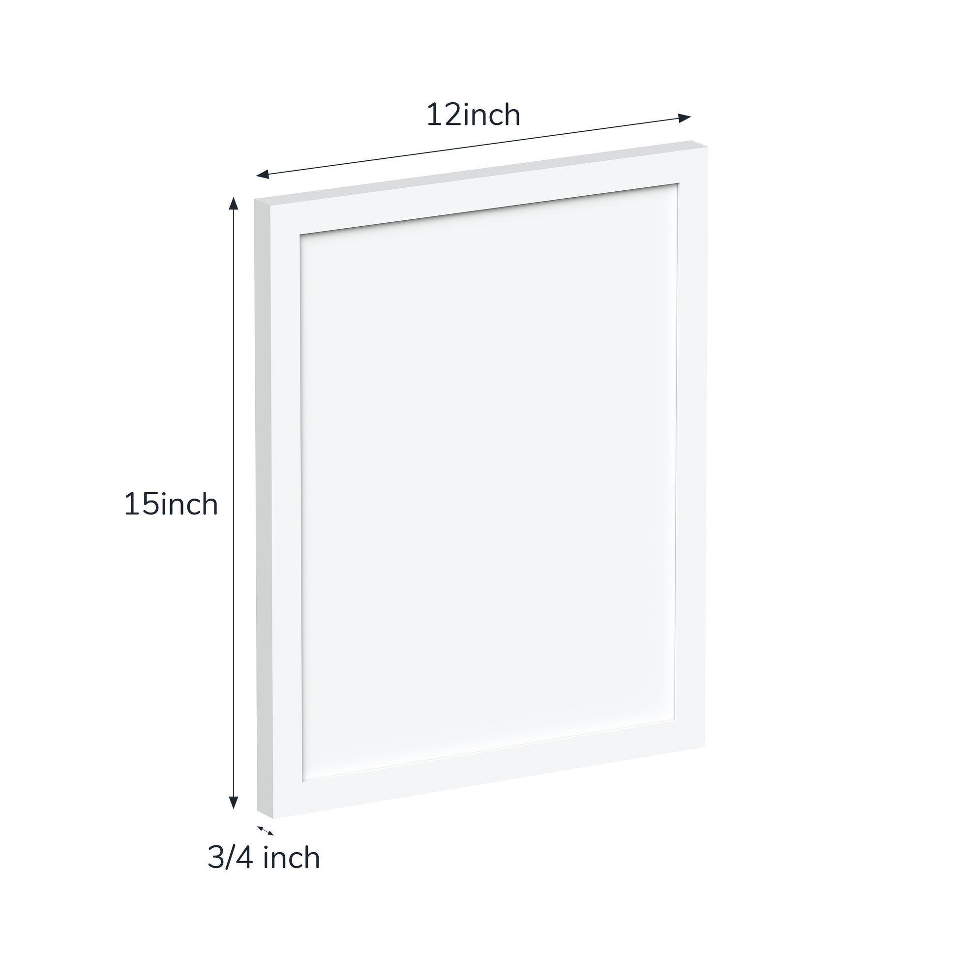 12" x 15" Slim Shaker Alabaster Cabinet Sample Door