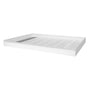 48x36” SMC Solid White Shower Base with Non-Slip Surface, CUPC Certified