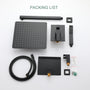 12" Wall-Mount Shower System with Tub Spout in Matte Black