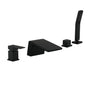 Deck-Mounted Single-Handle Roman Tub Faucet with Hand Shower
