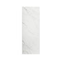 48"x36"x96" Calacatta/Cararra White SMC Shower Wall Panel System, Waterproof Grout-Free Shower Surround