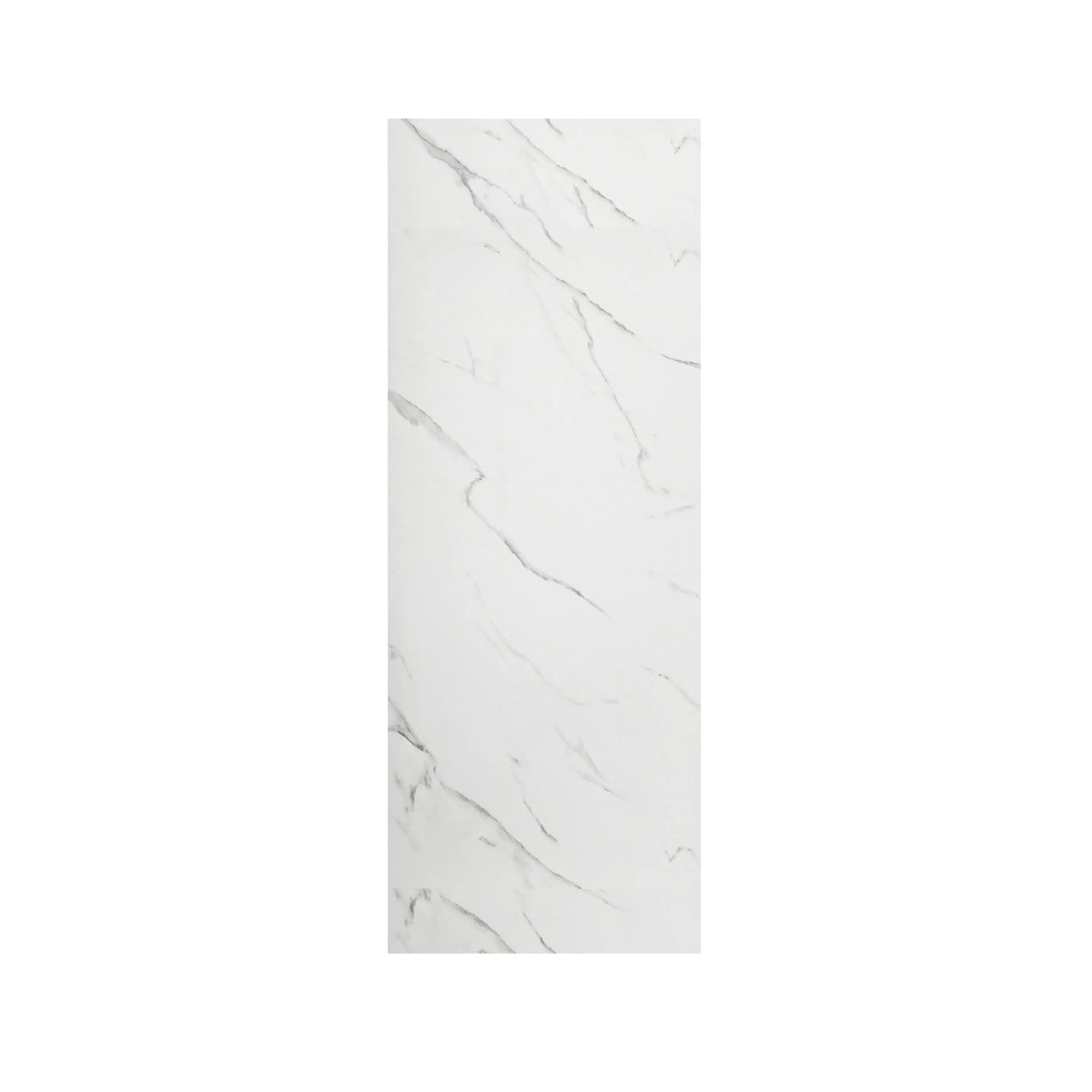 48"x36"x96" Calacatta/Cararra White SMC Shower Wall Panel System, Waterproof Grout-Free Shower Surround