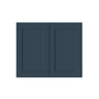 Cyber Grey RTA 24"-36"W x 12"D x 30"-42"H 15-Size Standard Wall Cabinet with 2 Doors and Shelves