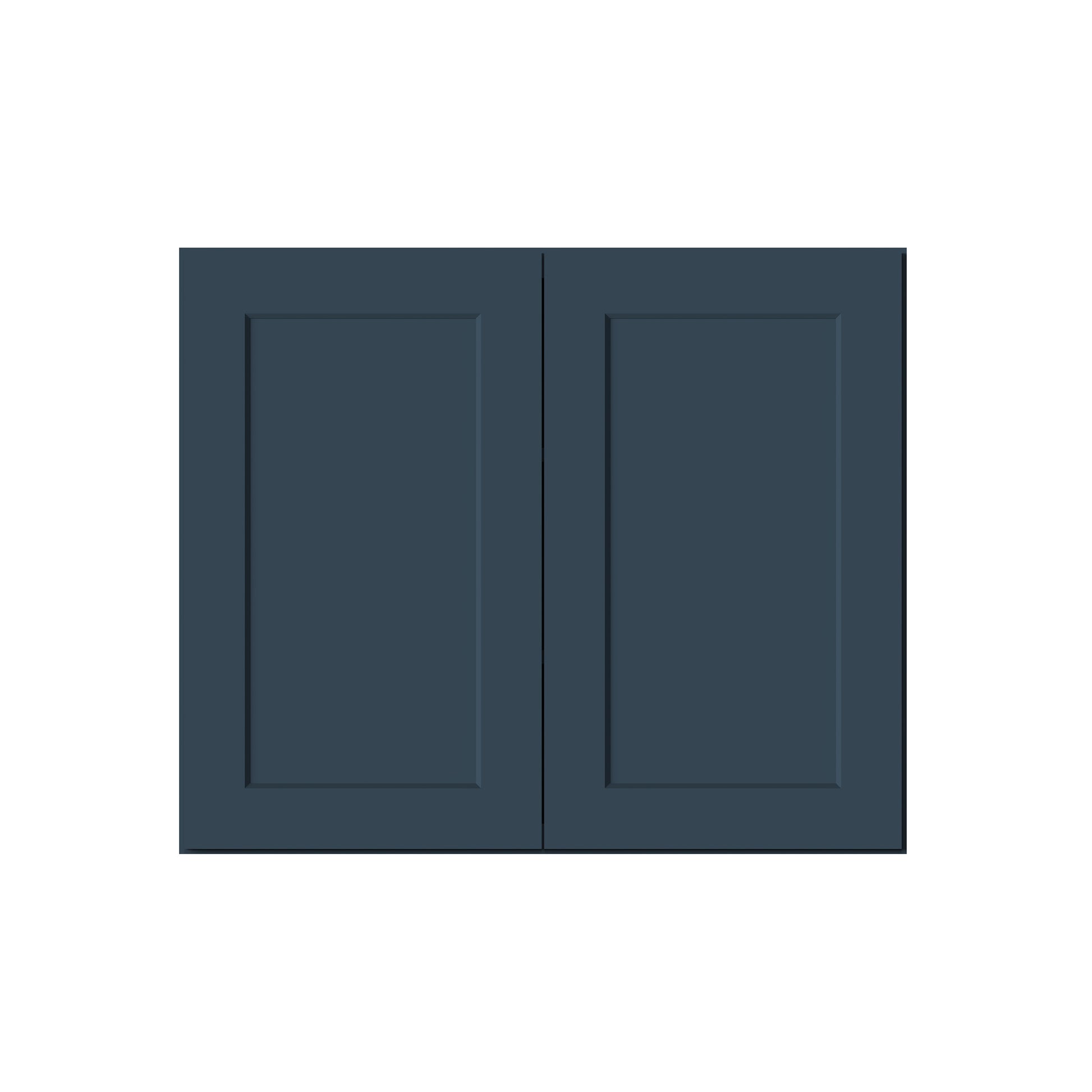 Cyber Grey RTA 24"-36"W x 12"D x 30"-42"H 15-Size Standard Wall Cabinet with 2 Doors and Shelves