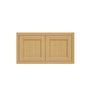 Inset Hazelnut Oak RTA 24-36"W x 12-24"H x 13.5"D 10-Size Double Doors Wall Cabinet