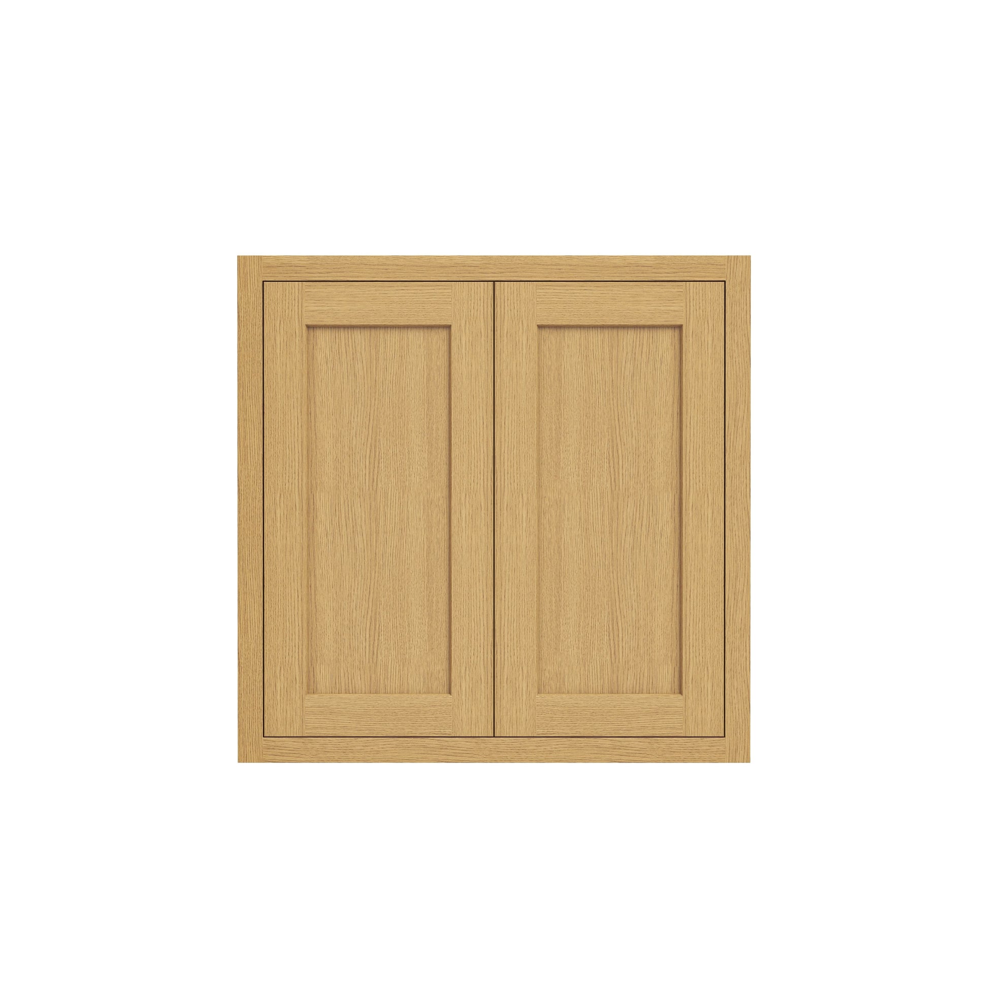 Inset Hazelnut Oak RTA 24-36"W x 30-42"H x 13.5"D 15-Size Double Doors Wall Cabinet