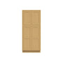 Inset Hazelnut Oak RTA 24-36"W x 84-96"H x 25"D 9-Size Pantry Cabinet with 4 Doors and 4 Shelves