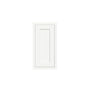 Inset Origami White RTA 9-21"W x 30-42"H x 13.5"D 15-Size Single Door Wall Cabinet