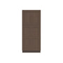 Inset Truffle Brown RTA 24-36"W x 84-96"H x 25"D 9-Size Pantry Cabinet with 4 Doors and 4 Shelves
