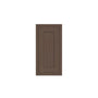 Inset Truffle Brown RTA 9-21"W x 30-42"H x 13.5"D 15-Size Single Door Wall Cabinet