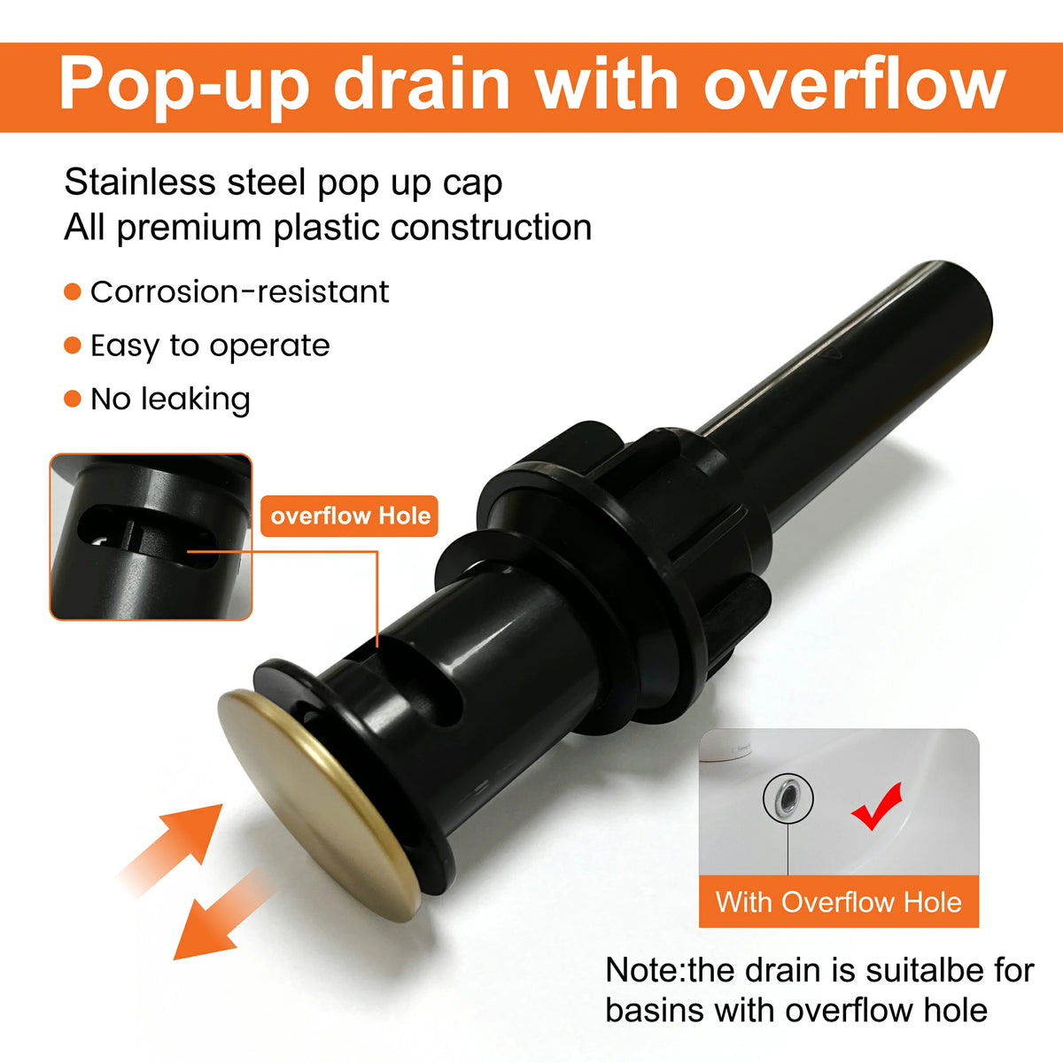360° Swivel 2-Handle 3-Hole Widespread Bathroom Faucet with Drain in Brushed Gold/Brushed Nickel/Matte Black