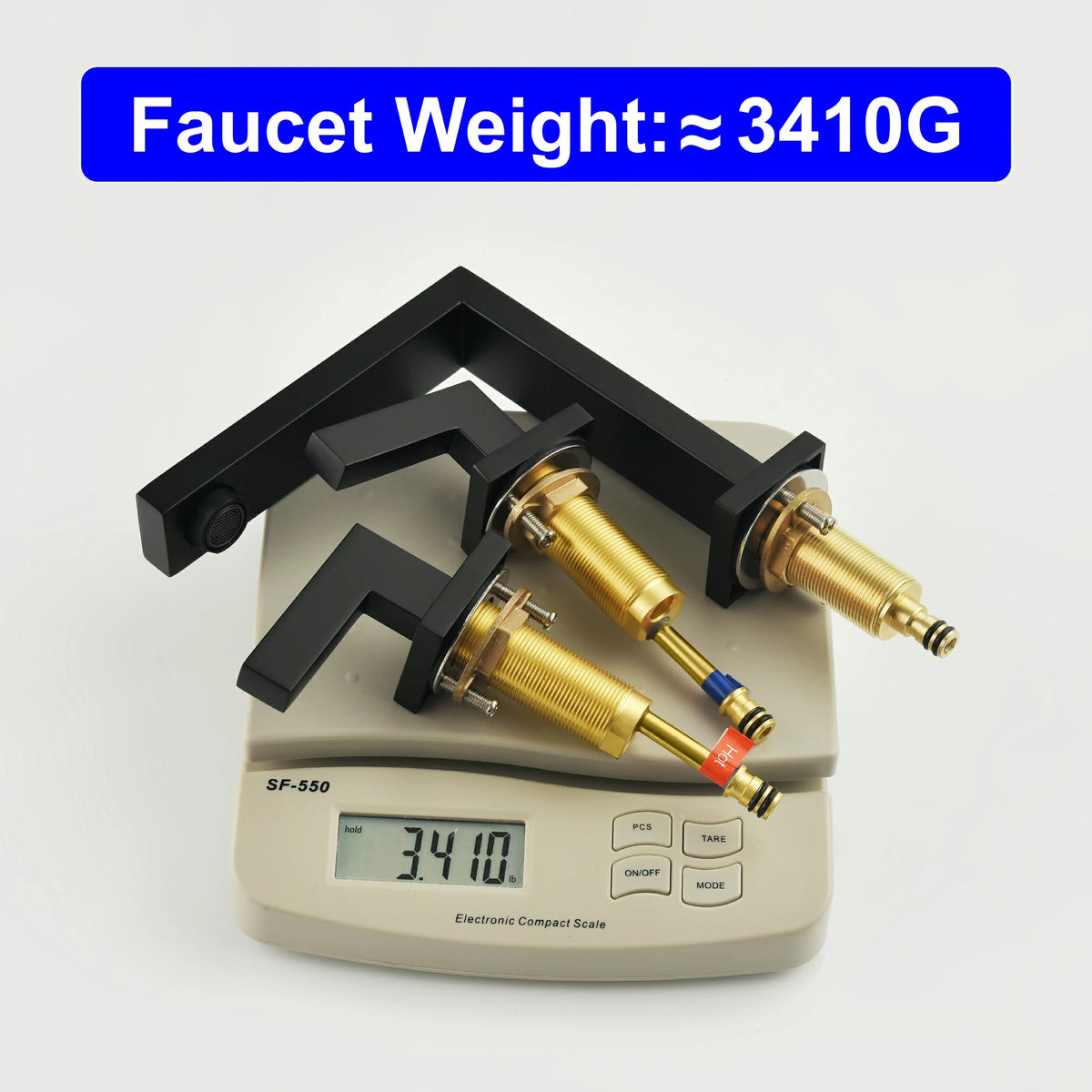 8 in. Widespread 2-Handle Bathroom Faucet with Aerated Spout in Brushed Gold/Brushed Nickel/Matte Black