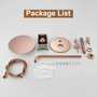 10" High-Pressure Round Shower System with Pressure Balance Valve