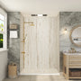 60"x36"x96" SMC Shower Wall Panels, Waterproof Grout-Free Shower Surround in 4 Finishes