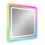 RGB Smart Control Backlit Bathroom Mirror with Dimmable Touch, Anti Fog