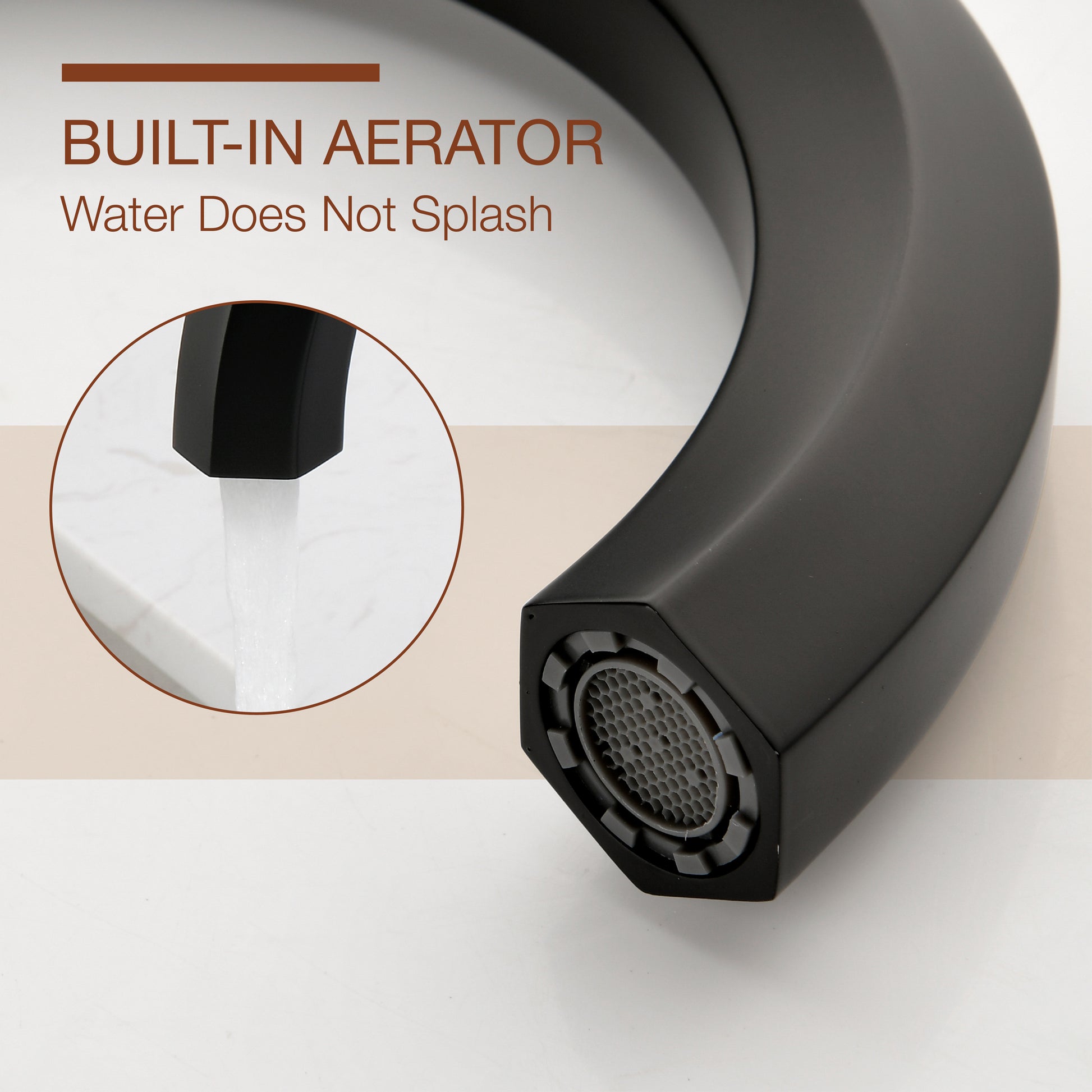 Matte Black 3-Hole Widespread Bathroom Sink Faucet with Dual Handles