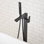 Casainc Freestanding 1-Handle Bathtub Faucet with Handheld Shower (Matte Black)-CASAINC